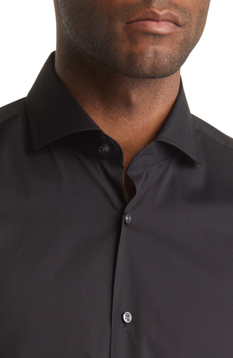 BOSS Hank Slim Fit Cotton Blend Dress Shirt, Alternate, color,