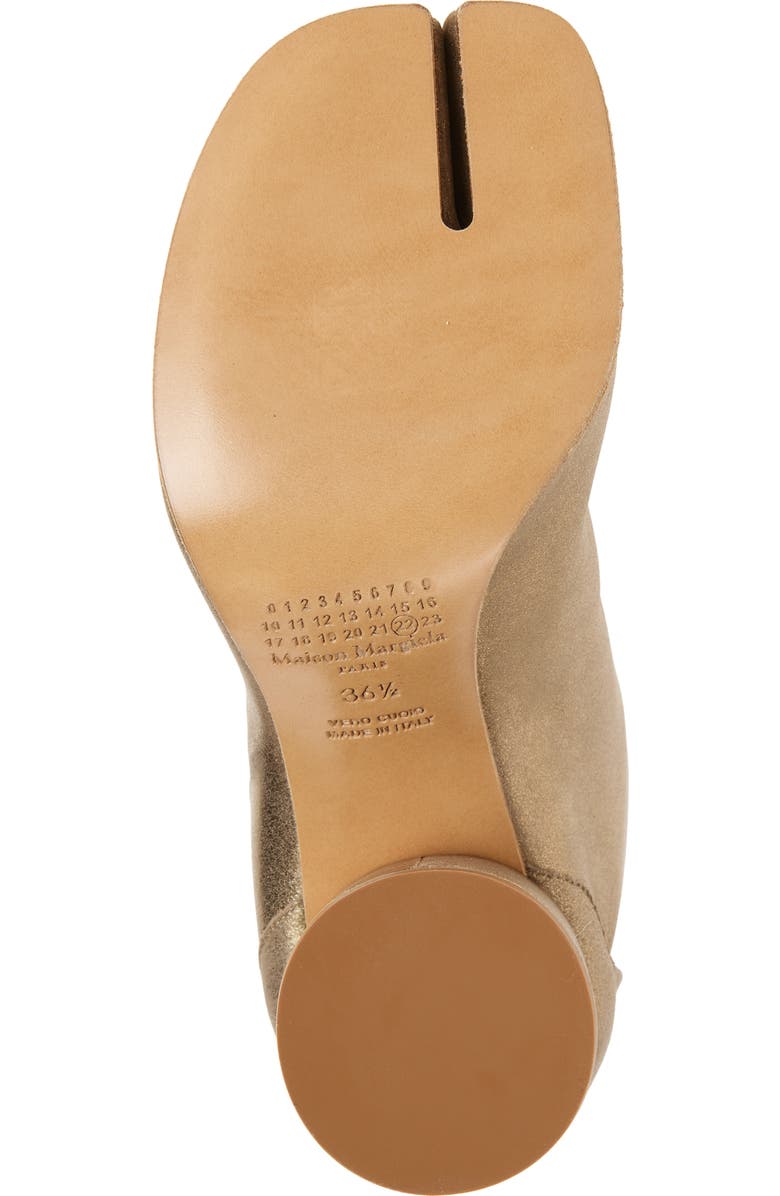 Maison Margiela Tabi Ankle Boot, Alternate, color, Metallic Gold