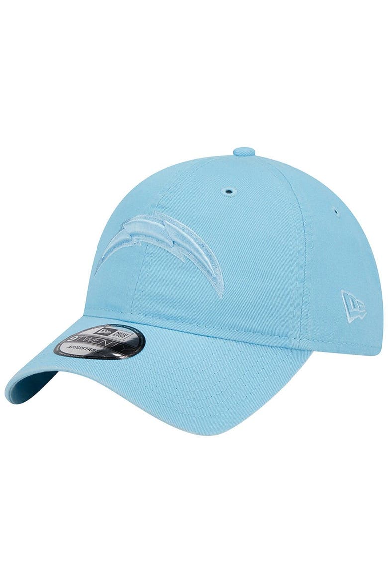 Men's New Era  Light Blue Los Angeles Chargers Core Classic 2.0 Brights 9TWENTY Adjustable Hat, Main, color, Light Blue