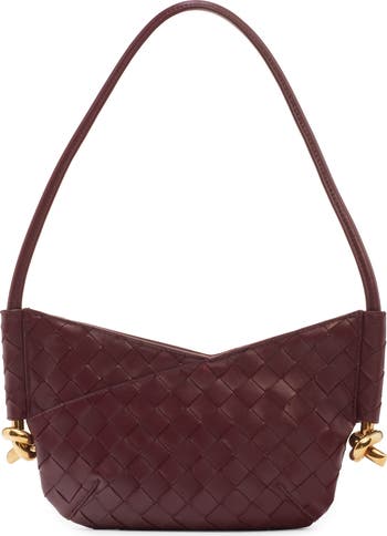 Bottega Veneta Mini Solstice Intrecciato Leather Hobo Bag