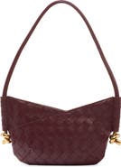 Bottega Veneta Mini Solstice Intrecciato Leather Hobo Bag