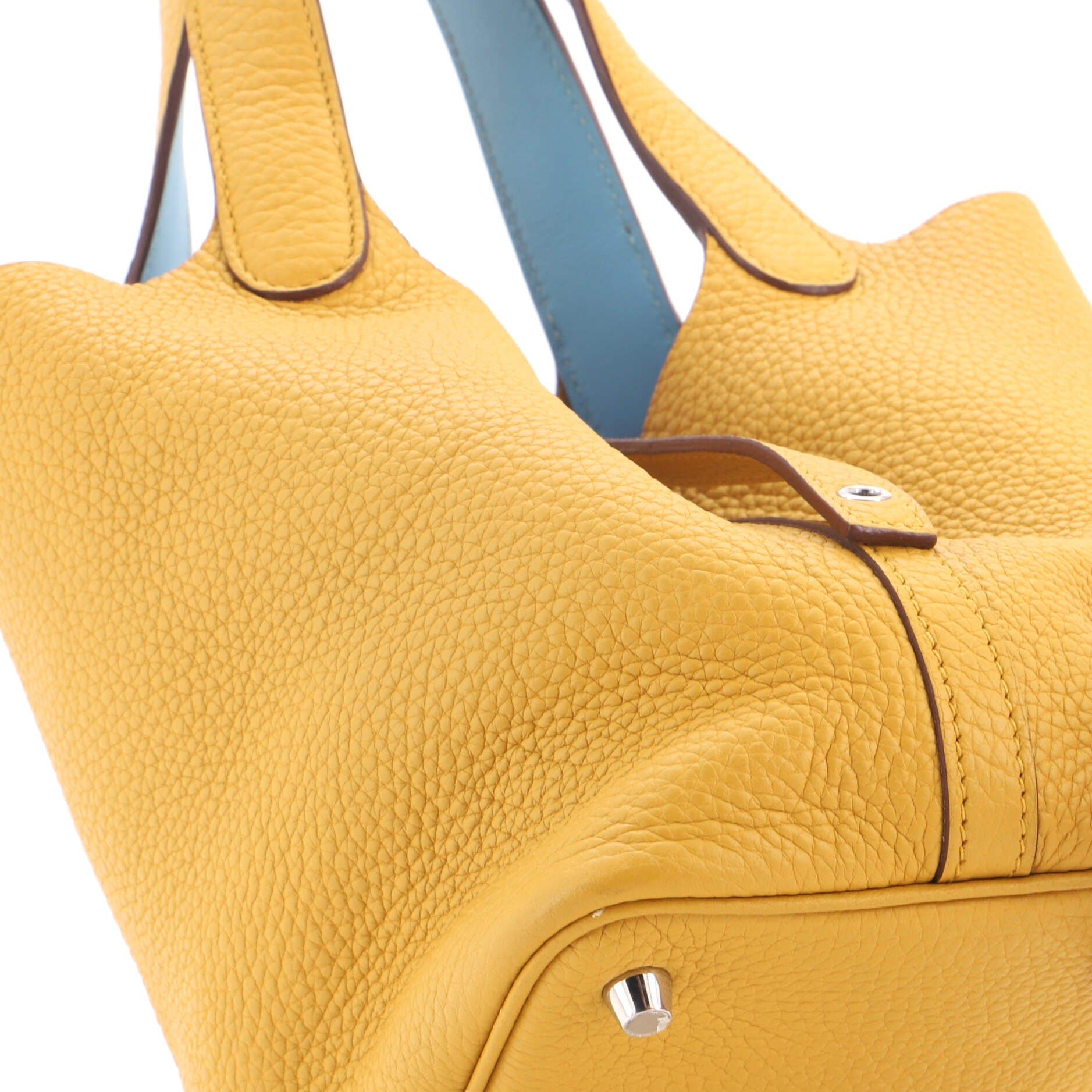 Eclat Picotin Lock Bag Clemence PM, Alternate, color, Yellow