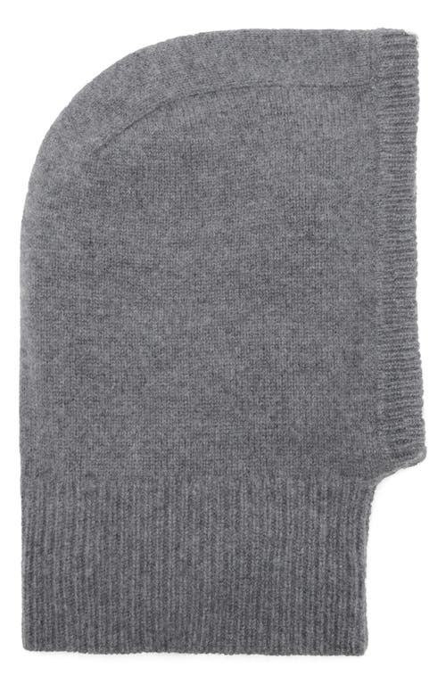 Mango Wool & Cashmere Blend Balaclava In Gray