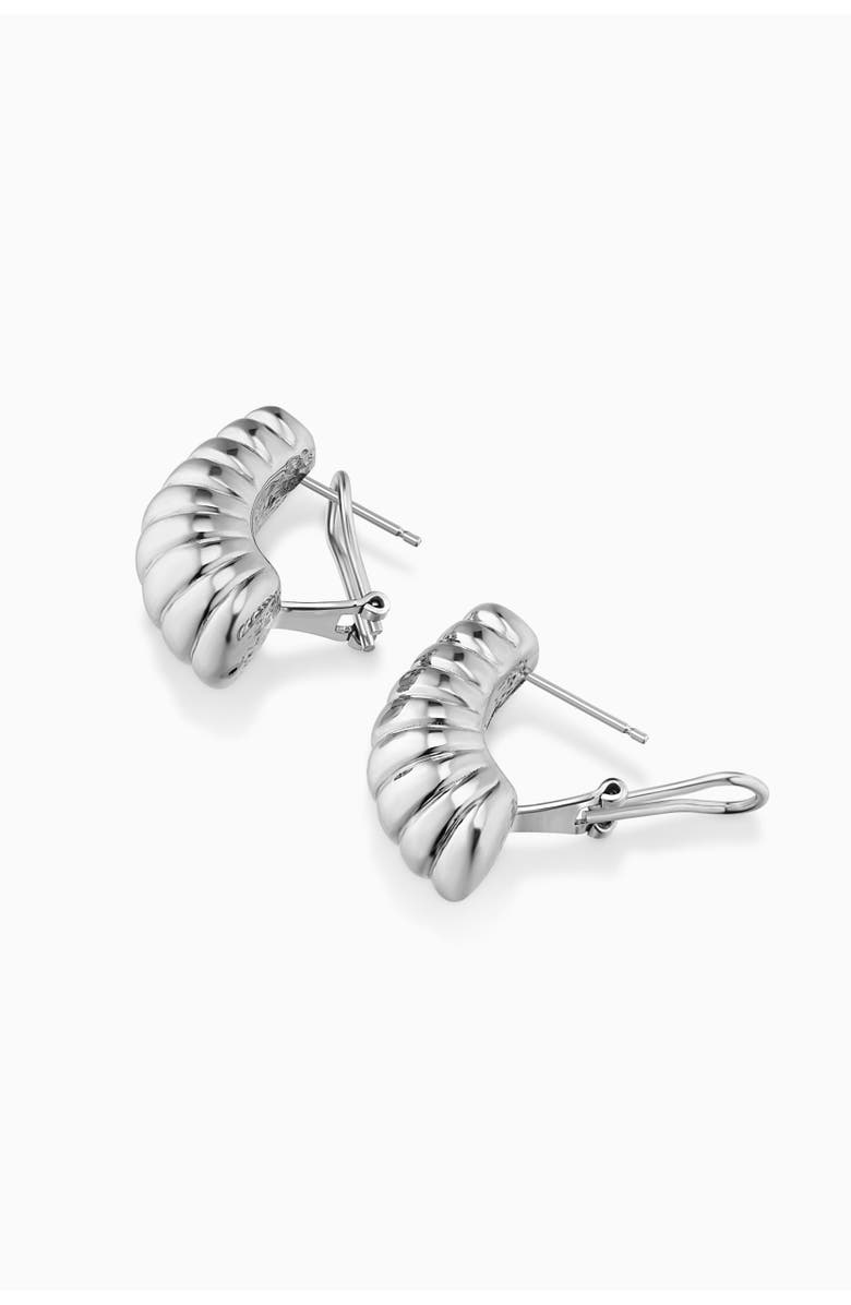 Oradina Lady Finger Drop Earrings in Sterling Silver, Alternate, color, Silver