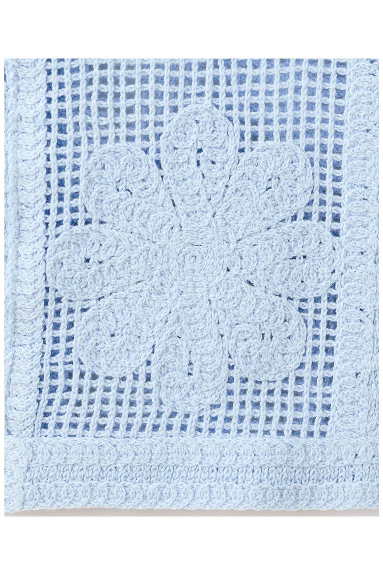Openwork Embroidery Straight Leg Pants, Alternate, color, SKY BLUE