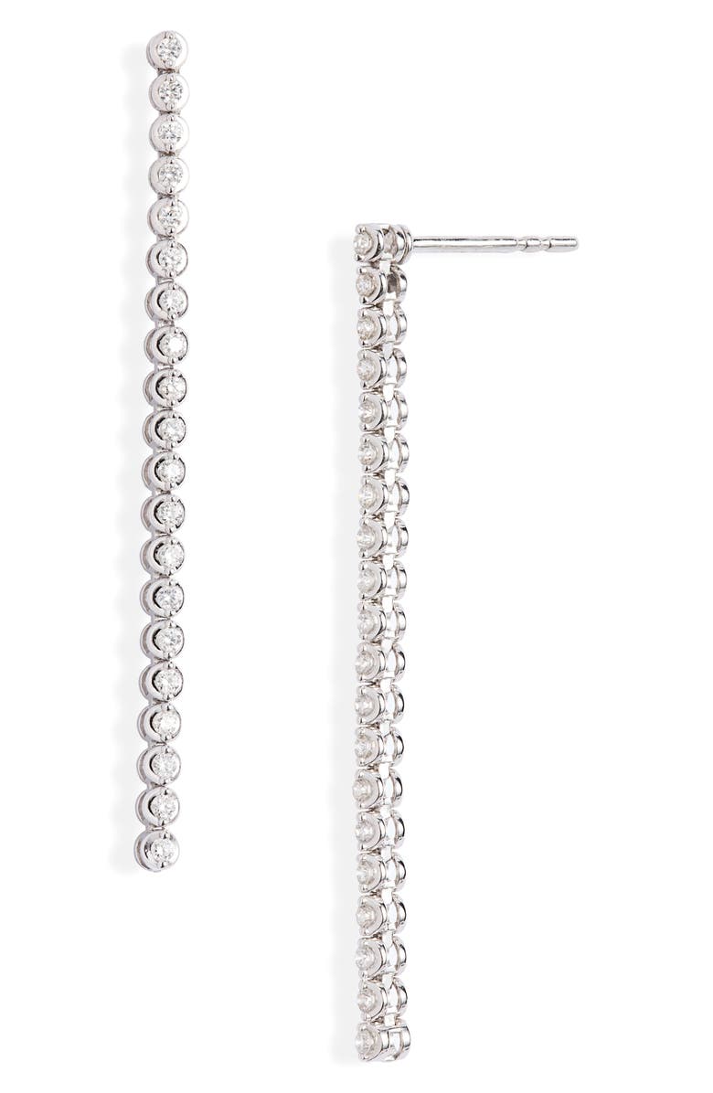 Bony Levy Audrey Linear Diamond Earrings, Main, color, 