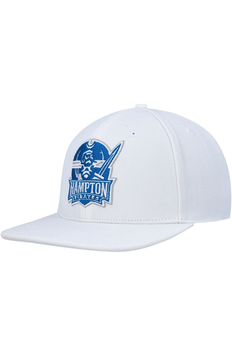 PRO STANDARD Men's Pro Standard White Hampton Pirates  Evergreen Wool Snapback Hat, Alternate, color, 