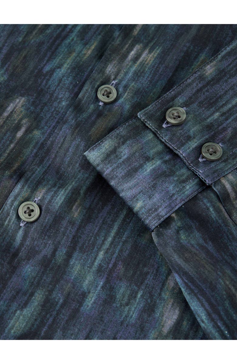 John Varvatos Ross Slim Fit Button-Up Shirt, Alternate, color, Navy