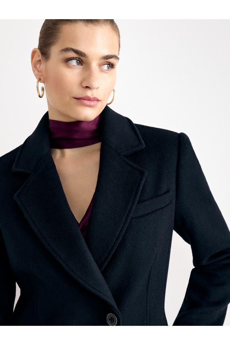 Cailyn Maxi Coat, Alternate, color, Black