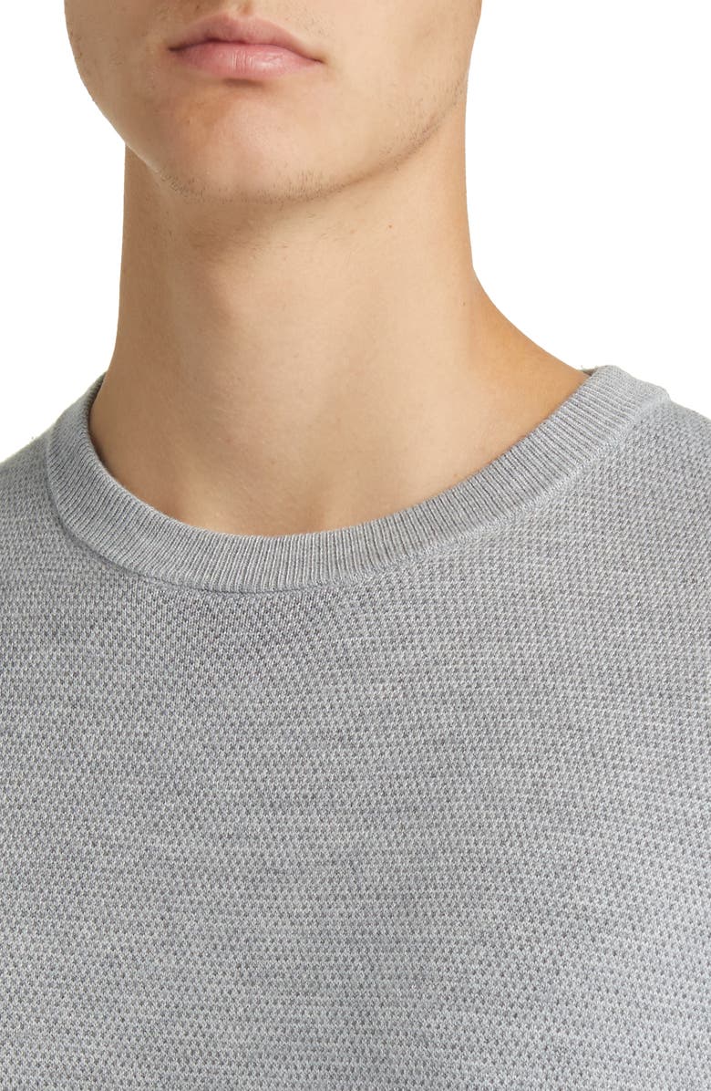 Nordstrom Bird's Eye Crewneck Sweater, Alternate, color,