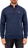 Maceoo Mercerized Cotton Quarter Zip Pullover