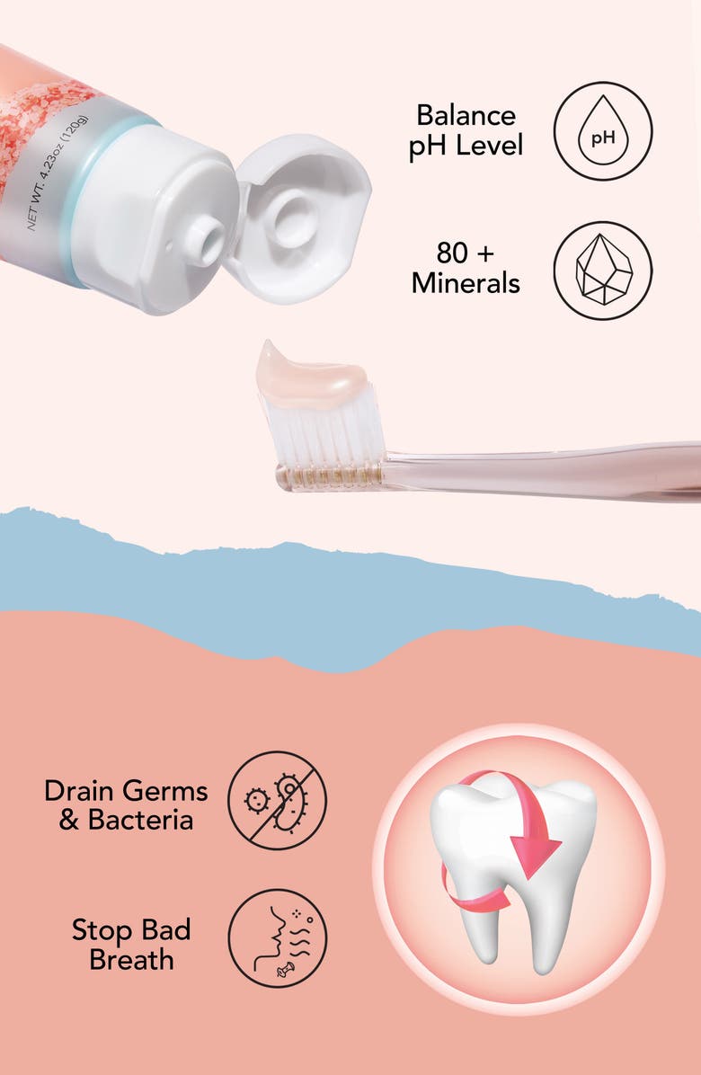 Rael Himalayan Pink Salt Toothpaste Tube, Alternate, color,