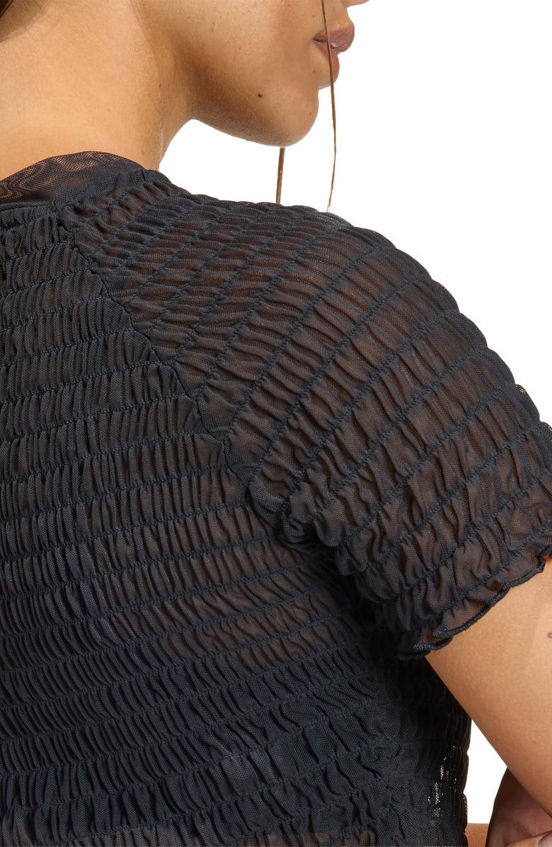 adidas Originals Smocked Cali T-Shirt, Alternate, color,