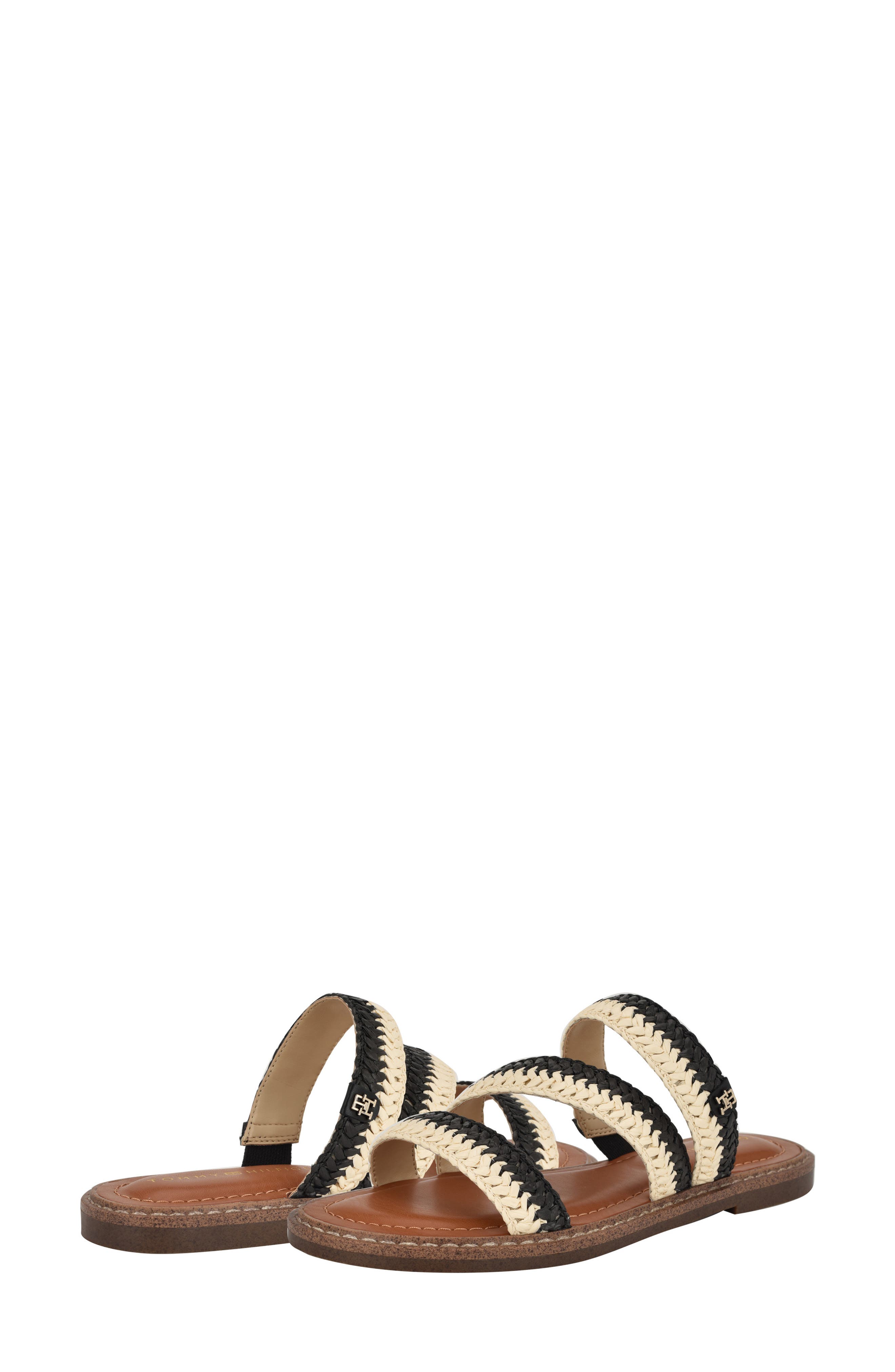 Tommy Hilfiger Brelyn Raffia Sandal, Alternate, color, 