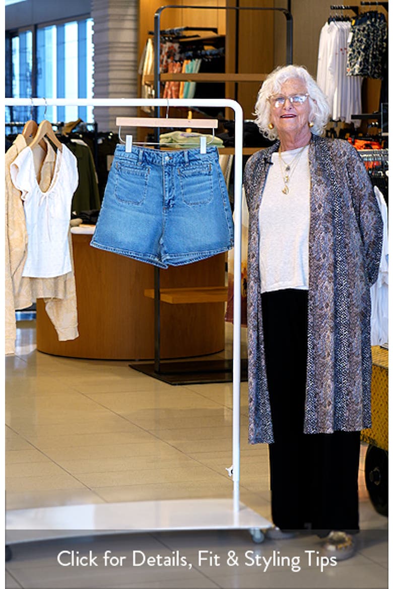 Dani High Waist Cutoff Denim Shorts video