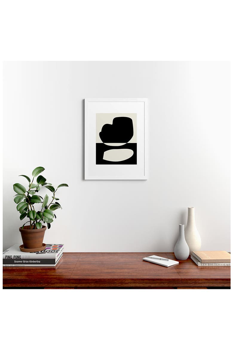 Reverse 01 Framed Art Print, Alternate, color, WHITE FRAME 18X24