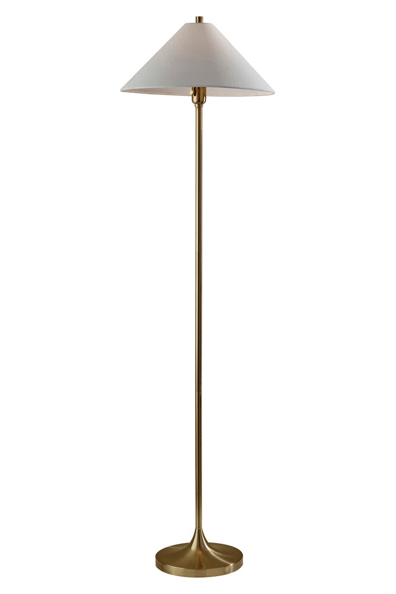 Esme Floor Lamp, Main, color, ANTIQUE BRASS