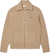 Lacoste Wool Zip Cardigan