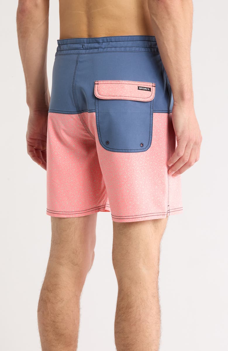 Rip Curl Mirage Downline Swim Shorts, Alternate, color, Coral