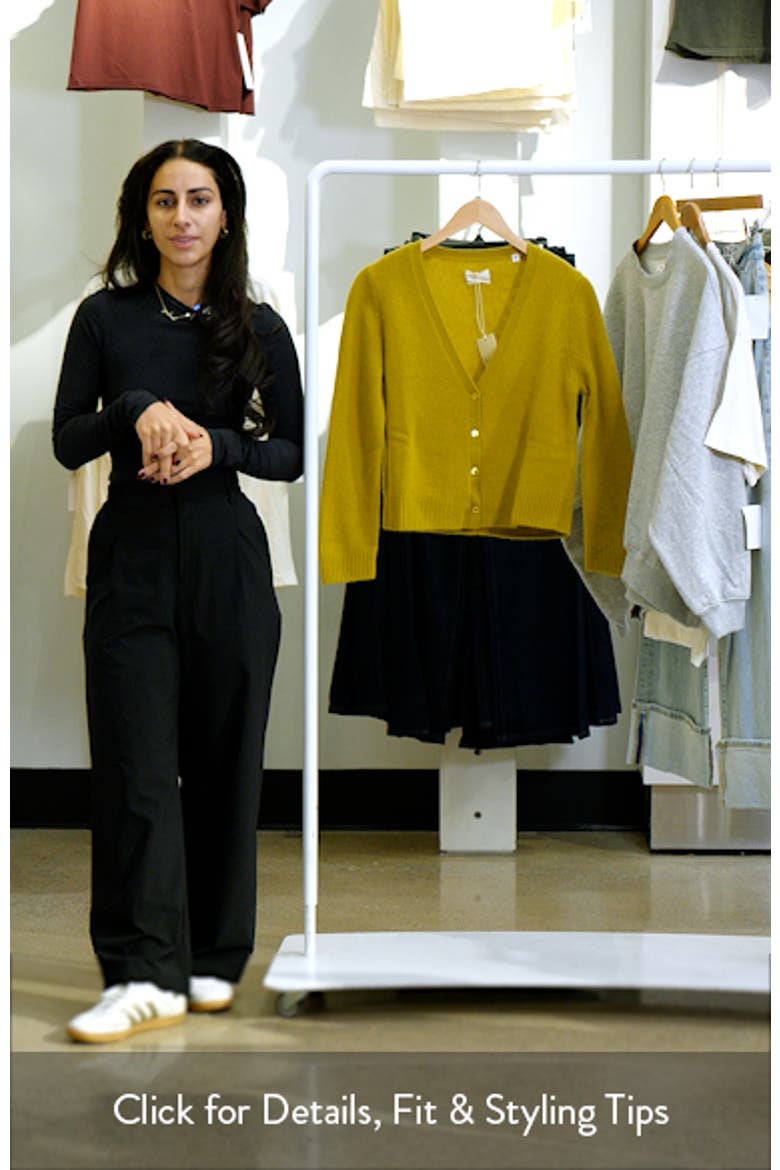 Cameron Cashmere V-Neck Cardigan video