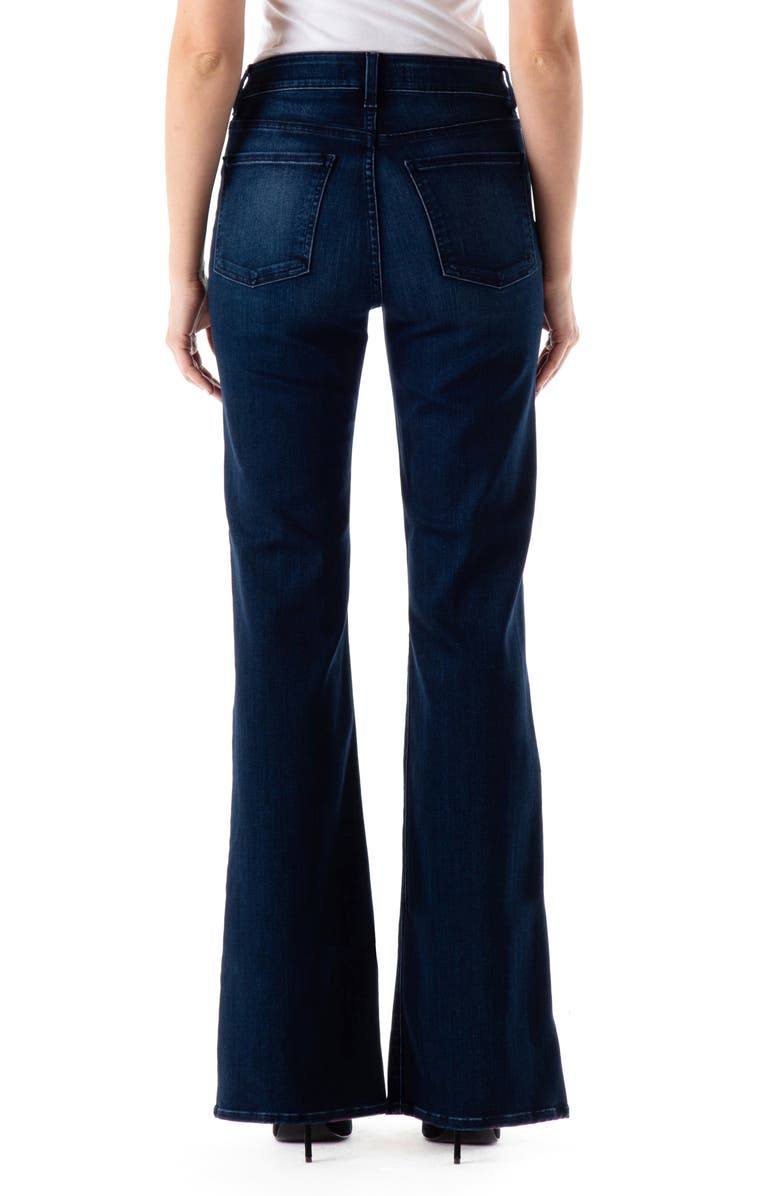 Fidelity Denim Katie High Waist Flare Leg Jeans, Alternate, color, 