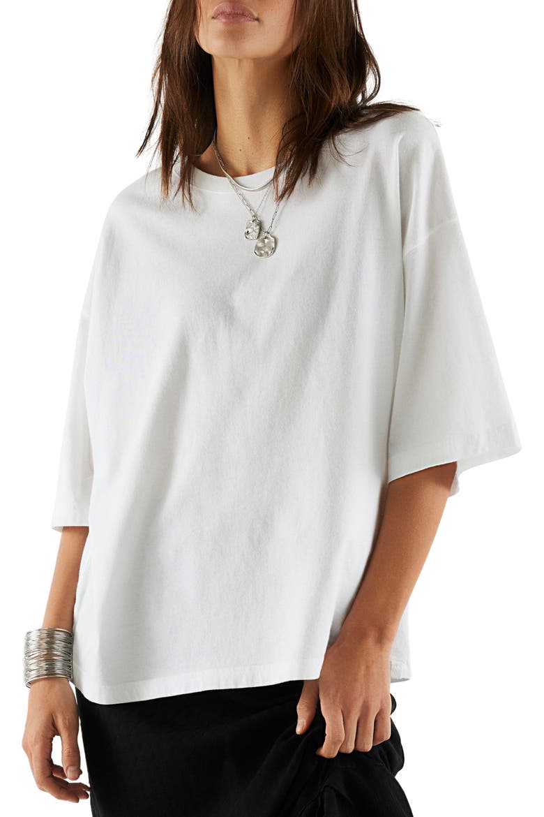 WTF Perfect Oversize Cotton T-Shirt, Main, color, WHITE