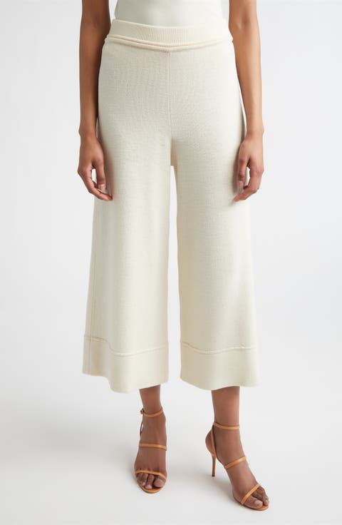 Romy Legacy Crepe Kit Ankle Wide Leg Pants