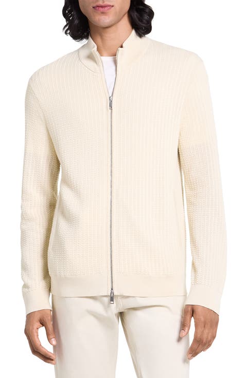 Walton Full Zip Cotton Cardigan