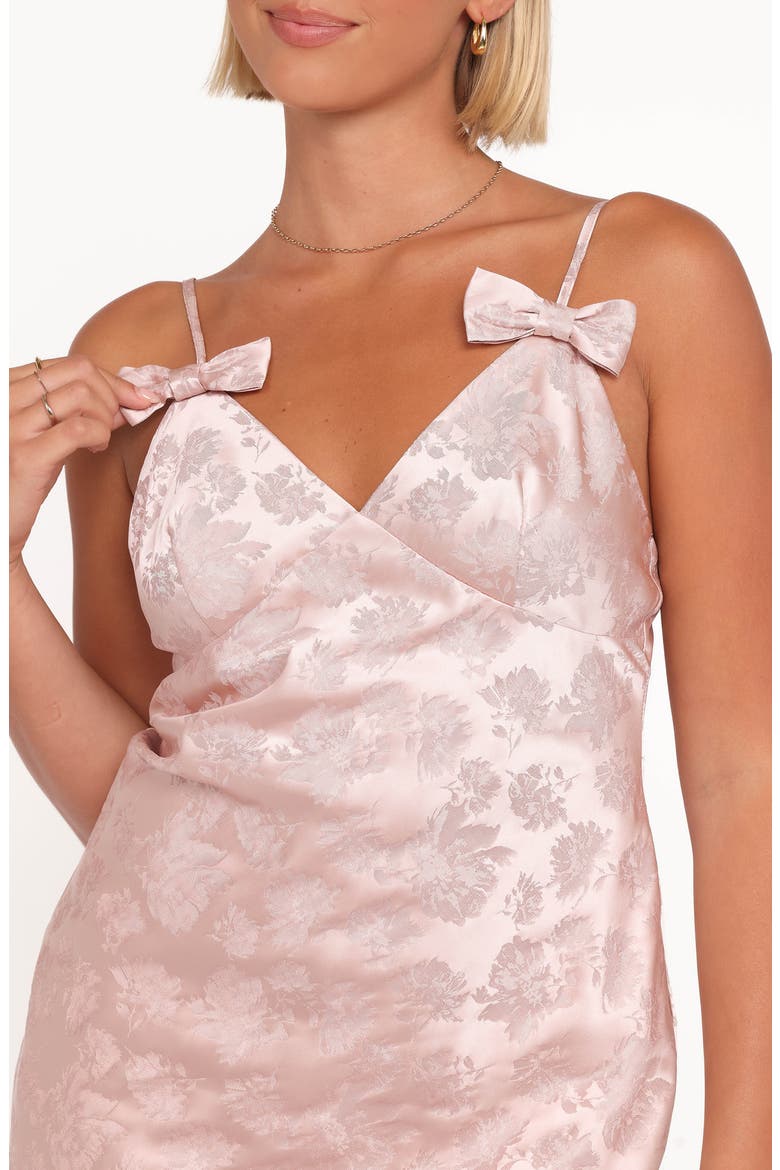 Winona Jacquard Minidress, Alternate, color, CHAMPAGNE PINK