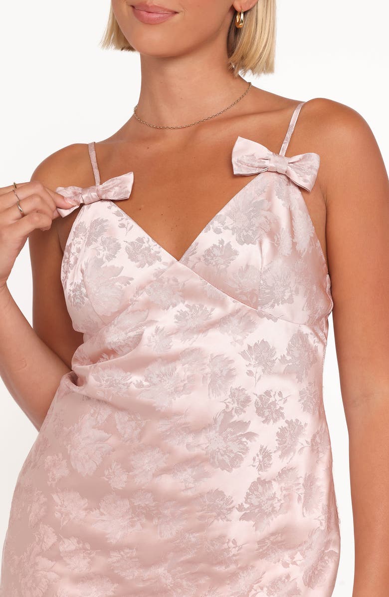 Petal & Pup Winona Jacquard Minidress, Alternate, color, Champagne Pink