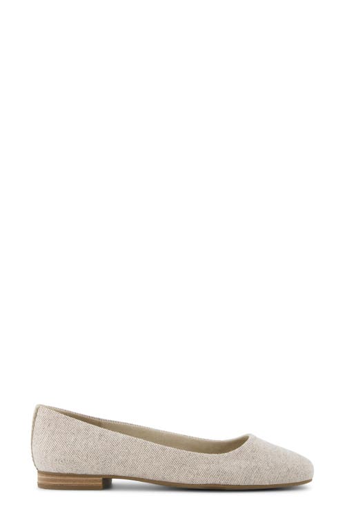 Toms Briella 10020817 Ballet Flat Women 7 Beige Cheetah Print Square Toe Khd1485 In Animal Print