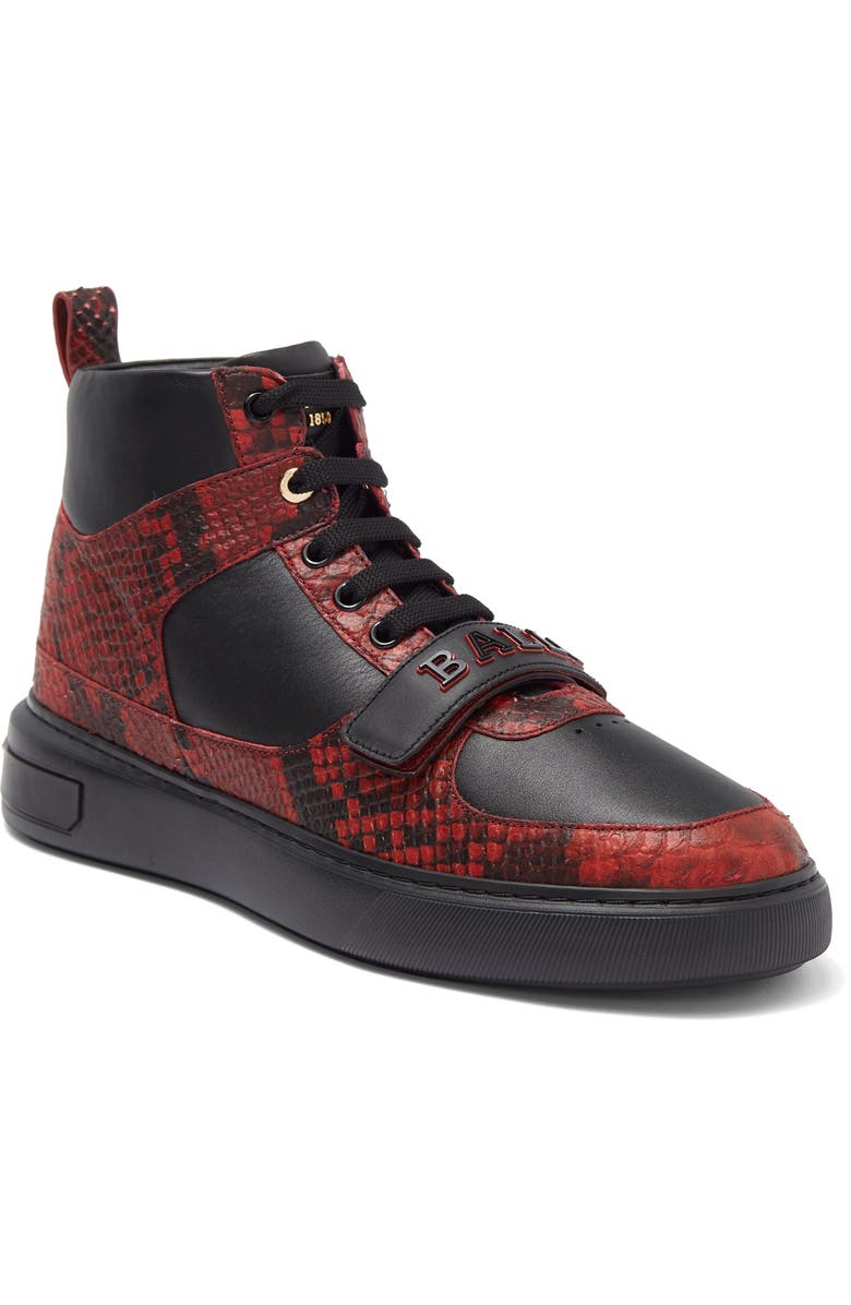 Bally Merry High Top Sneaker, Main, color, Bally Red