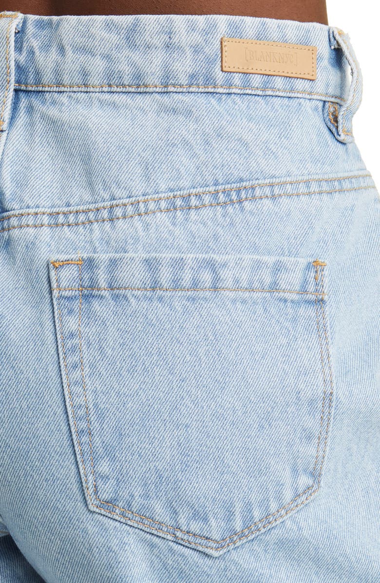 BLANKNYC Perry High Waist Denim Mom Shorts, Alternate, color, 