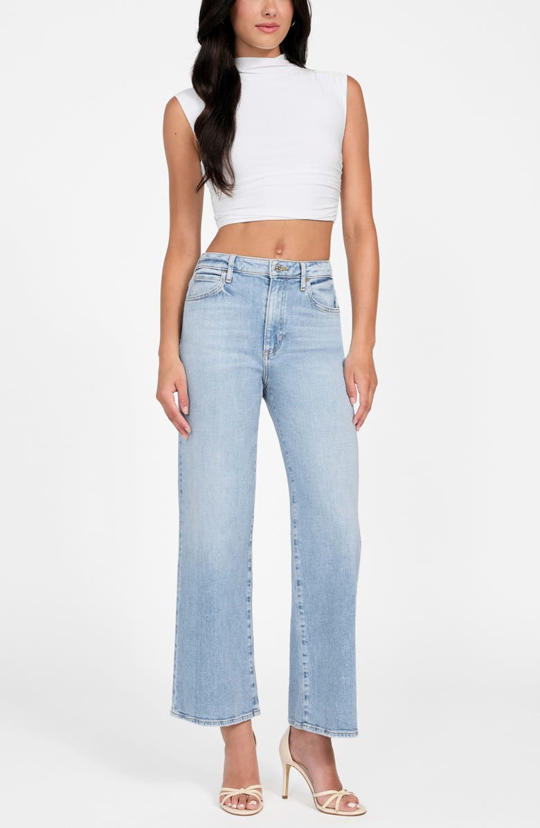 GUESS High Waist Wide Leg Jeans, Alternate, color, Frgl-Open Blue