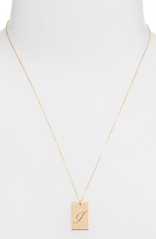 Set & Stones Stella Initial Pendant Necklace