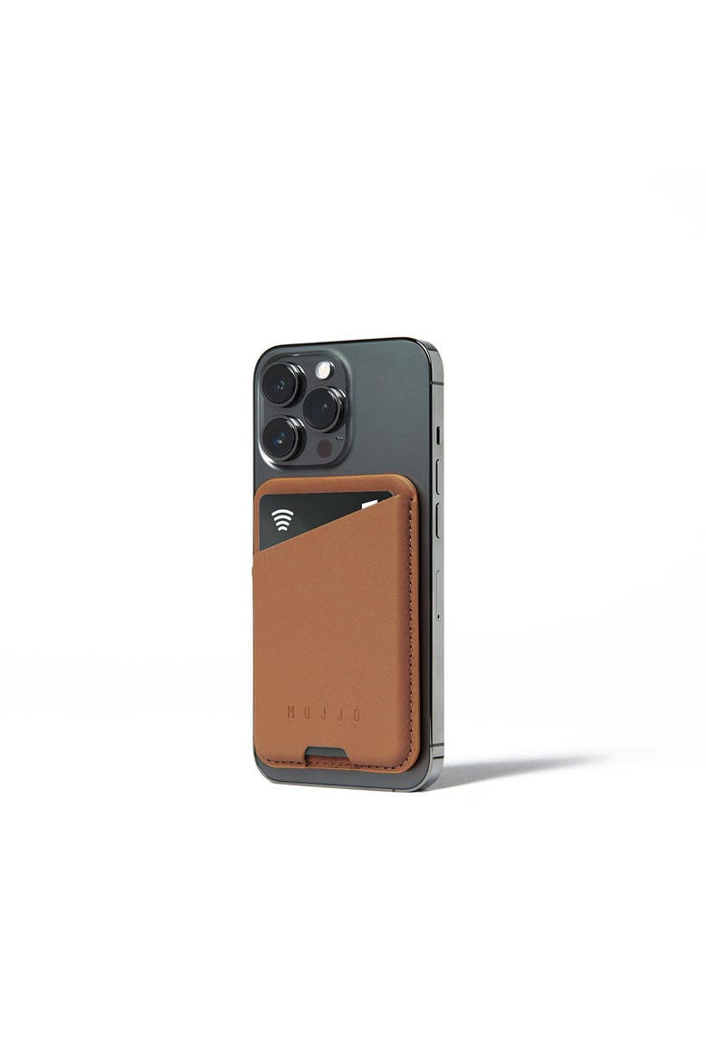 Full Leather MagSafe Wallet for iPhone, Alternate, color, Dark Tan