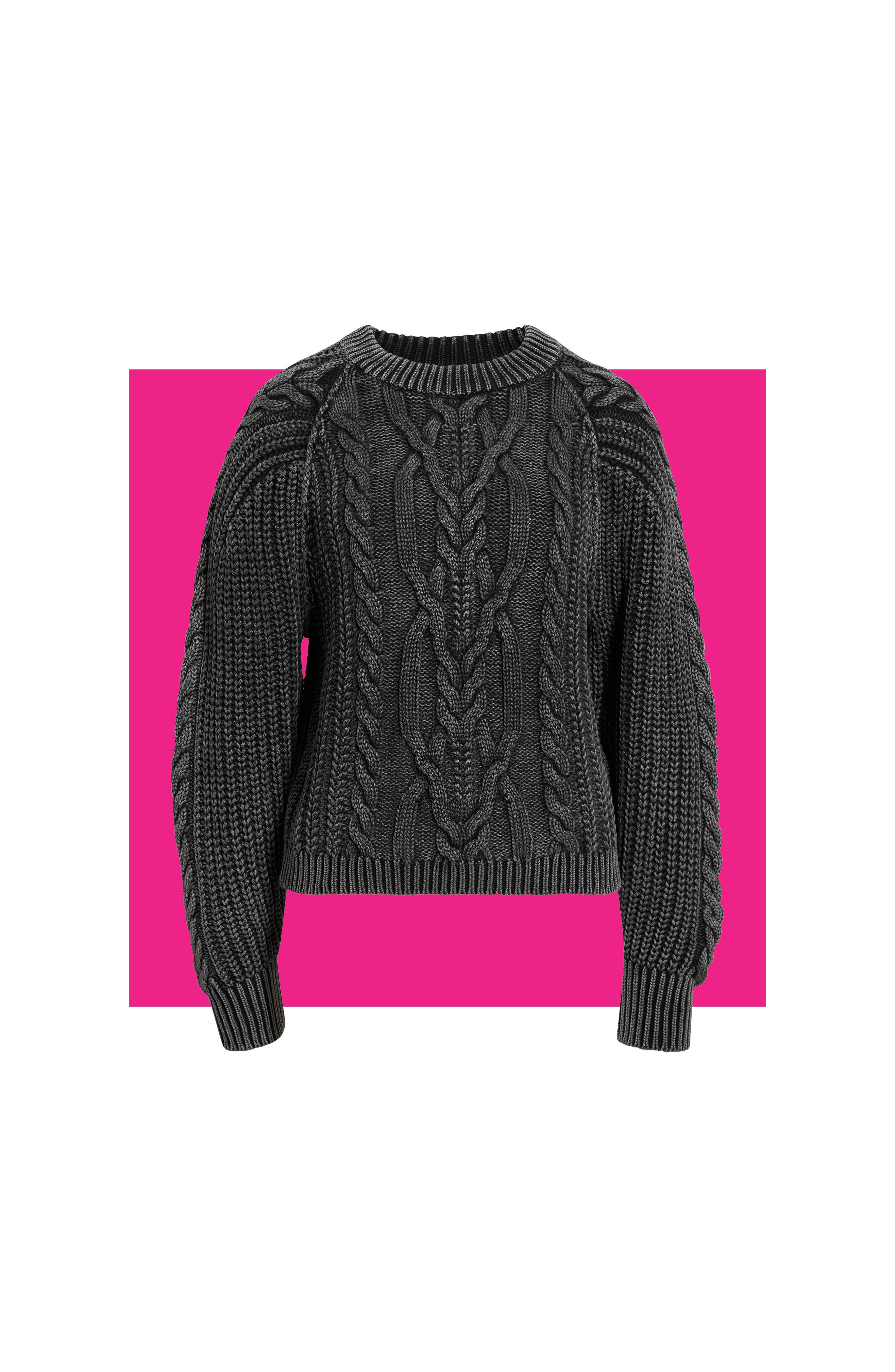 Frankie Cable Cotton Sweater