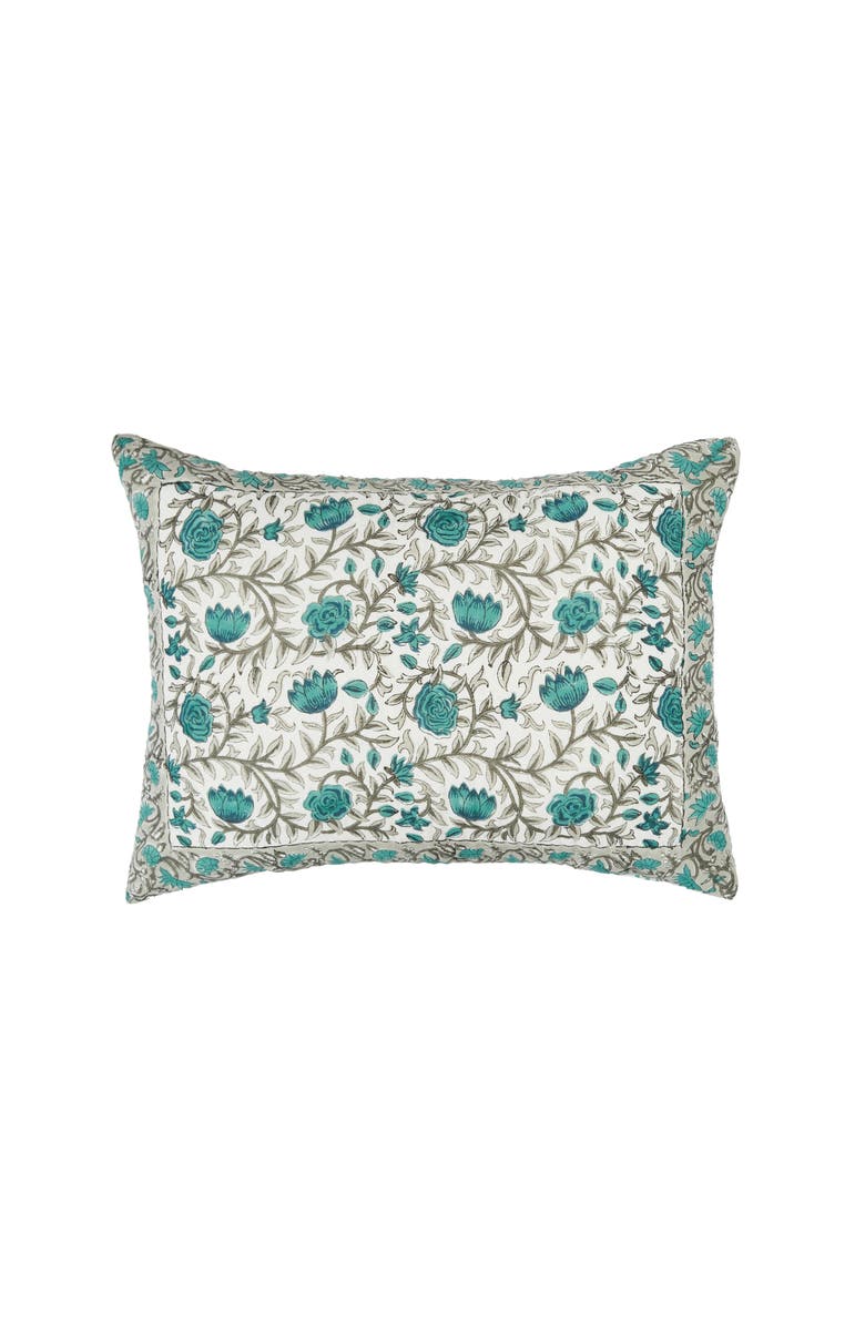 carol & frank Victory Surf Cotton Standard Pillow Sham, Main, color, Blue