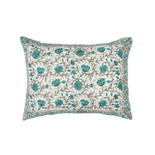 Carol & Frank Victory Surf Cotton Standard Pillow Sham In Blue