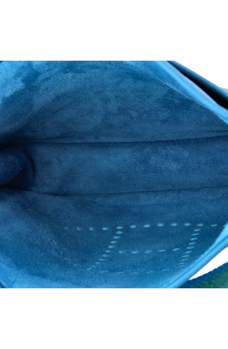 Pre-Owned Hermes Evelyne Bag Gen III Clemence PM, Alternate, color, Bleu Izmir