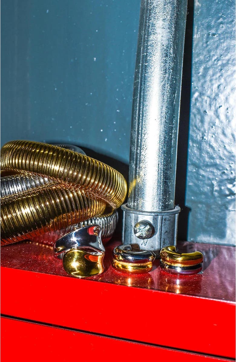 BEN ONI Cadence Gold and Silver Ring, Alternate, color, Gold