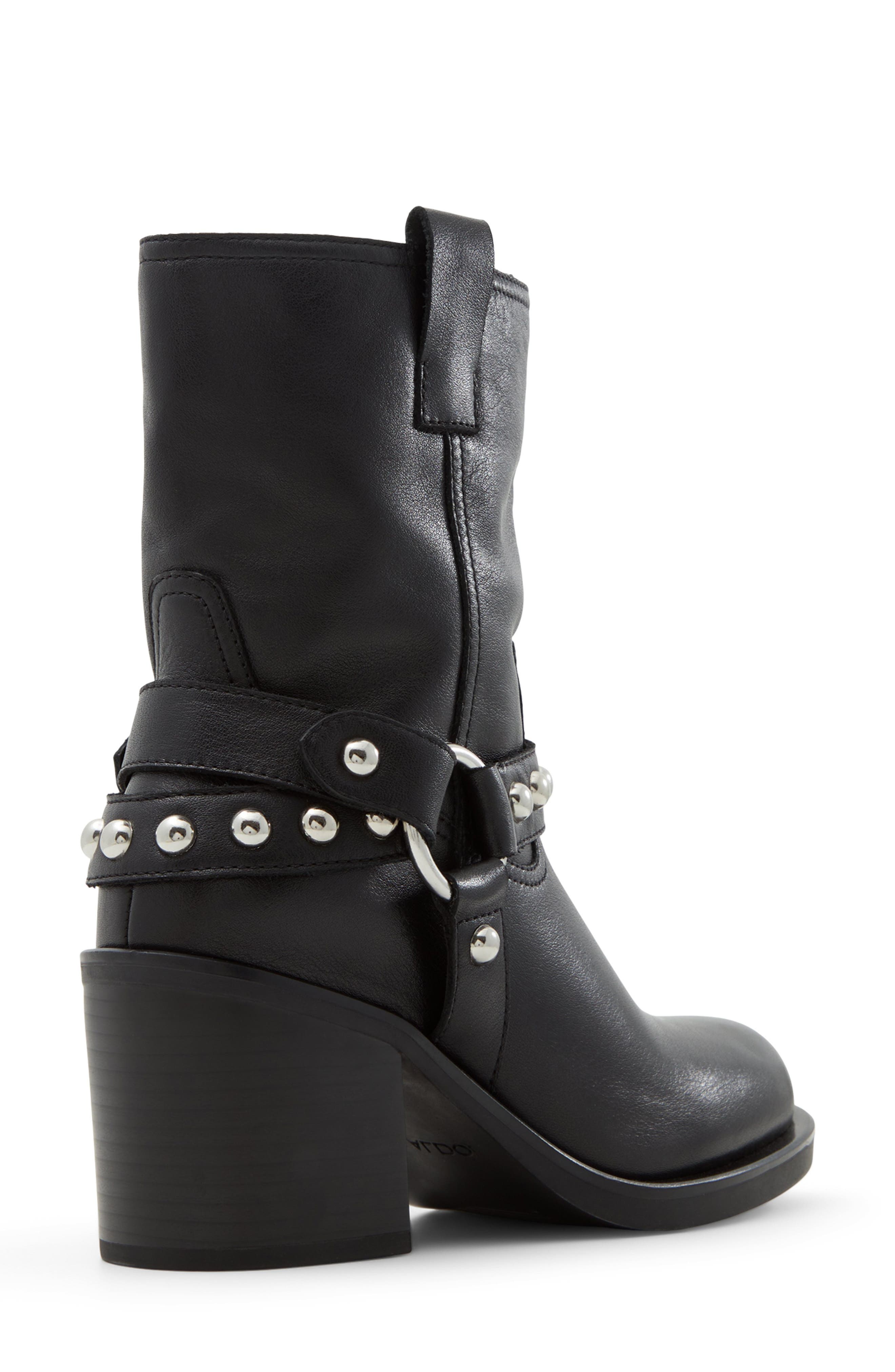 ALDO Albai Moto Bootie, Alternate, color, Black