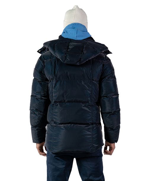 Woodpecker Bumnester 3/4 Length Quilted Coat In Multi
