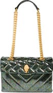 Kurt Geiger London Kensington Quilted Metallic Leather Convertible Shoulder Bag