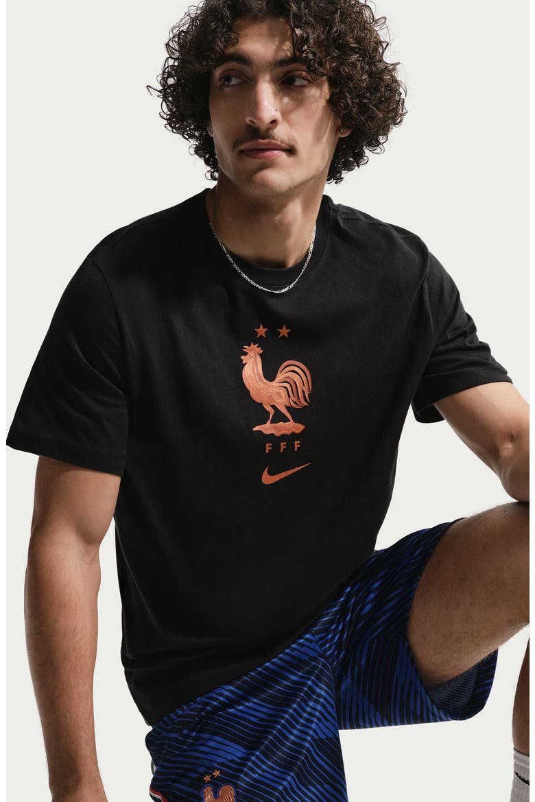 FFF Crest Cotton Graphic T-Shirt, Alternate, color, BLACK
