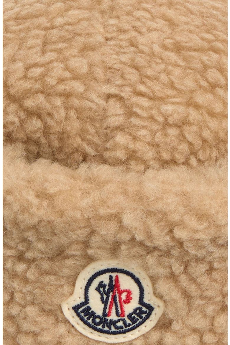Kids' Ear Appliqué Fleece Teddy Hat, Alternate, color, BROWN