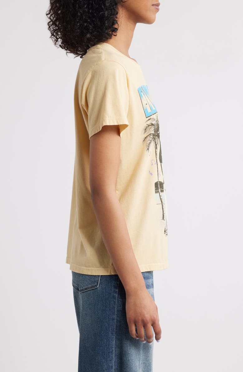 Daydreamer Sun Records Elvis Cotton Graphic T-Shirt, Alternate, color, Butter Yellow