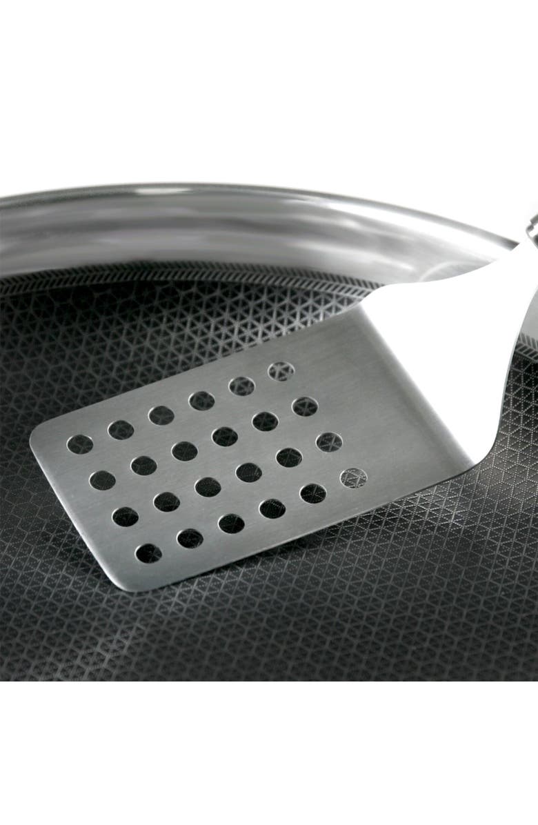 FRIELING Black Cube 12-1/2 Inch Stainless/Nonstick Hybrid Fry Pan, Alternate, color, Silver