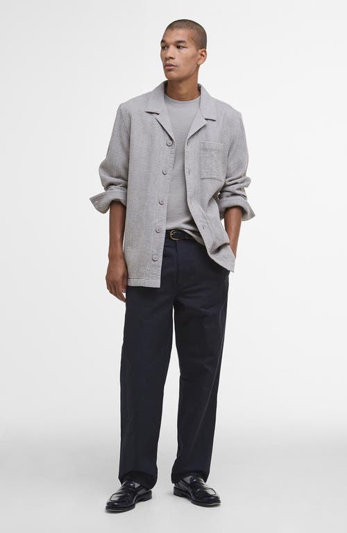 Barbour Sandwood Thermal Overshirt In Gray