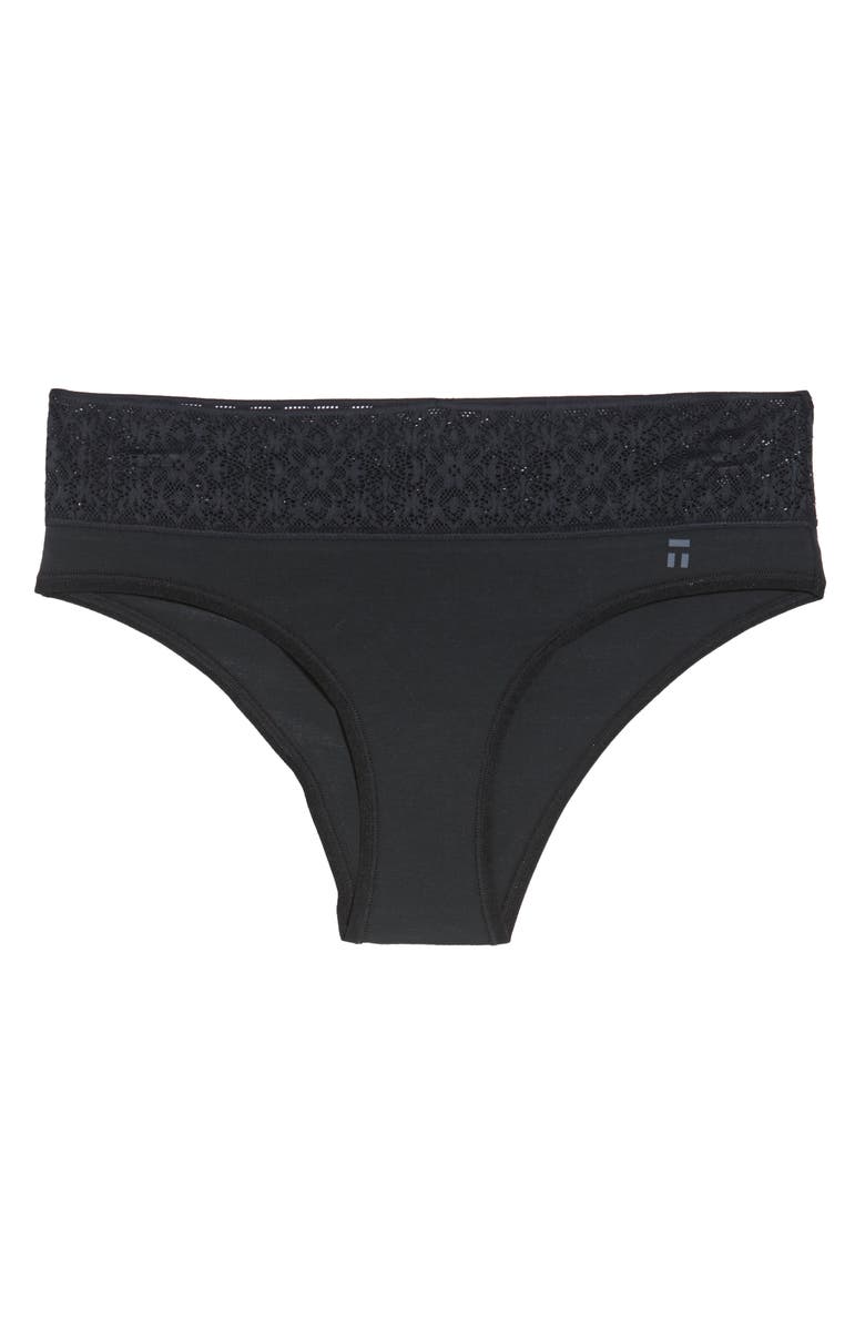 Tommy John Cool Cotton Lace Cheeky Briefs, Alternate, color,